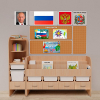 Уголок патриотического воспитания для дошкольников "Россия" Стандартный - «globural.ru» - Нижний Тагил