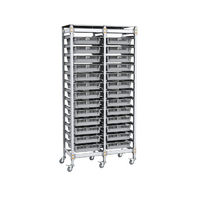 Стеллаж мобильный 2-х секционный для учебных наборов и цифровых лабораторных комплексов SenseDisc - «globural.ru» - Нижний Тагил