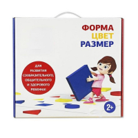 Подвижная развивающая игра "Форма, цвет, размер" - «globural.ru» - Нижний Тагил