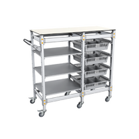 Тележка 2-х секционная для учебных наборов и цифровых лабораторных комплексов SenseDisc - «globural.ru» - Нижний Тагил