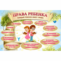 Стенд "Права ребенка" 1,5х1,0 - «globural.ru» - Нижний Тагил