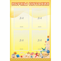 Стенд "Нормы питания" - «globural.ru» - Нижний Тагил