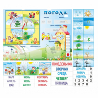 Стенд "Погода" с карманами для вставок - «globural.ru» - Нижний Тагил