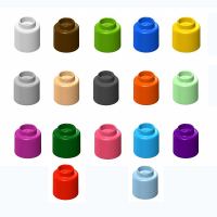  Элемент конструктора одиночный одноцветный Color Blocks 100 штук - «globural.ru» - Нижний Тагил
