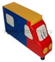 Напольная мягкая игрушка "Грузовик" каталка - «globural.ru» - Нижний Тагил