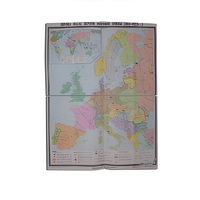 Учебная карта "Европа после 1-ой мировой войны" 1400*1060 мм (матовое, 2-стороннее лам.) - «globural.ru» - Нижний Тагил