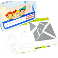 Игровой набор "Танграм" (с комплектом карточек) - «globural.ru» - Нижний Тагил