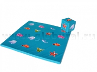 Игровой детский мат «Море» с кубиком (ВИК) - «globural.ru» - Нижний Тагил
