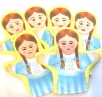Набор кукол - рукавичек  "Эмоции. Девочки" - «globural.ru» - Нижний Тагил