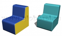 Прямоугольный стул 50*60*60/32см (ВИК) - «globural.ru» - Нижний Тагил