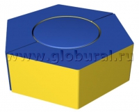 Шестигранное кресло - пуф 80*70*30см (ВИК) - «globural.ru» - Нижний Тагил