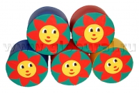 Пуфик «Солнышко» d=60*30см (ВИК) - «globural.ru» - Нижний Тагил