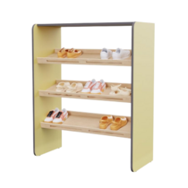 Полка для обуви во входную группу из коллекции мебели «НЕГА» (цвет желтый) - «globural.ru» - Нижний Тагил