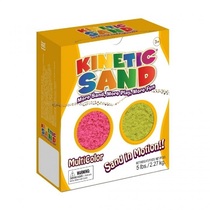 Цветной кинетический песок 2,27 кг розовый + жёлтый - «globural.ru» - Нижний Тагил