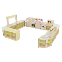 Игровая зона «Островок мастеров» из коллекции мебели «НЕГА» (желтый) - «globural.ru» - Нижний Тагил