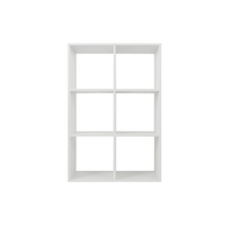 Стеллаж 6 секций цвет белый - «globural.ru» - Нижний Тагил