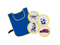 Игровой комплект "Жилет-накидка" с набором тематических картинок - «globural.ru» - Нижний Тагил