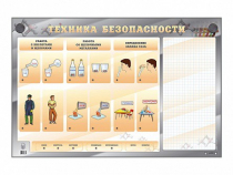 Электрифицированный стенд "Техника безопасности" с маркерными полями - «globural.ru» - Нижний Тагил