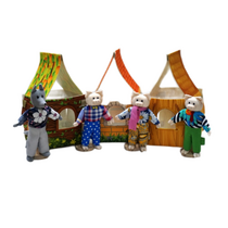 Набор шагающих кукол к сказке "Три поросенка" - «globural.ru» - Нижний Тагил