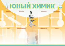 Стенд "Юный химик" (вариант 1) - «globural.ru» - Нижний Тагил