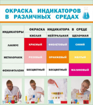 Стенд "Окраска индикаторов в различных средах" - «globural.ru» - Нижний Тагил