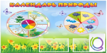 Стенд "Календарь природы" (вариант 2) - «globural.ru» - Нижний Тагил