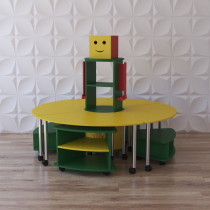 Модульный стеллаж "Весёлый робот" - «globural.ru» - Нижний Тагил