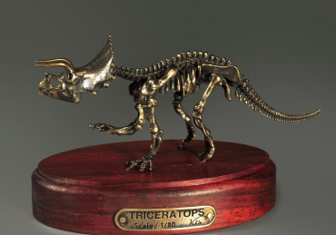 Модель скелета динозавра Triceratops - «globural.ru» - Нижний Тагил