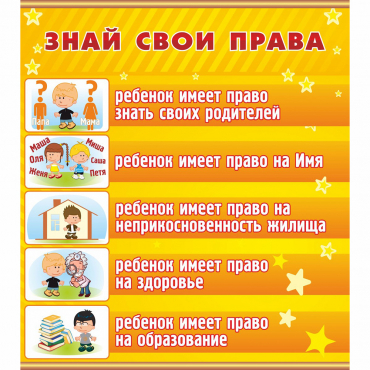 Стенд "Знай свои права" - «globural.ru» - Нижний Тагил