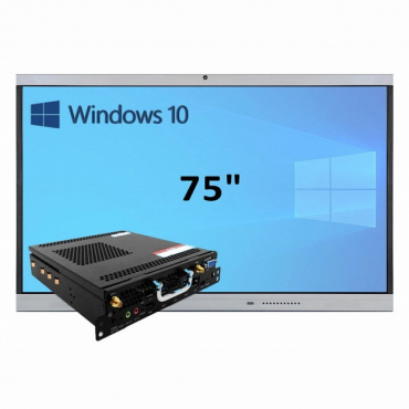 Интерактивная панель 75" (встроенный ПК, Win10, Intel i5) - «globural.ru» - Нижний Тагил